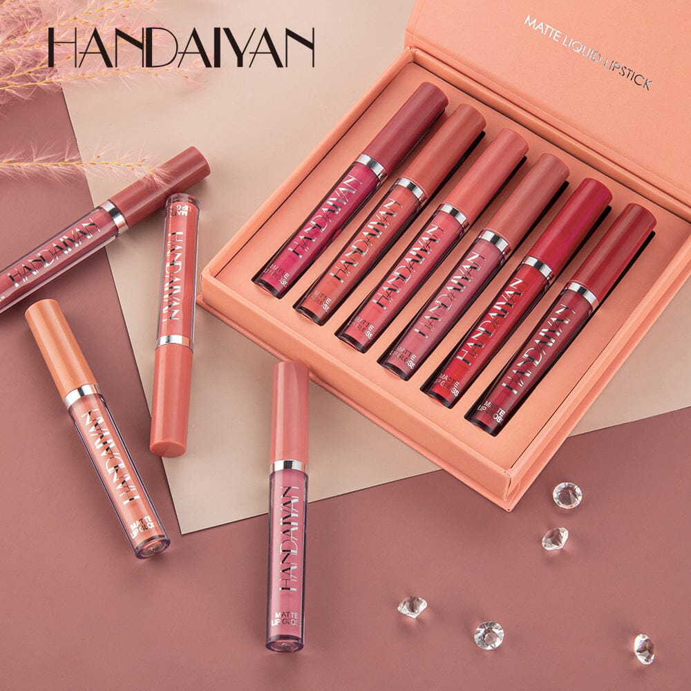 Batom Matte Handaiyan Original™ - Kit com 6 Unidades Wons Store