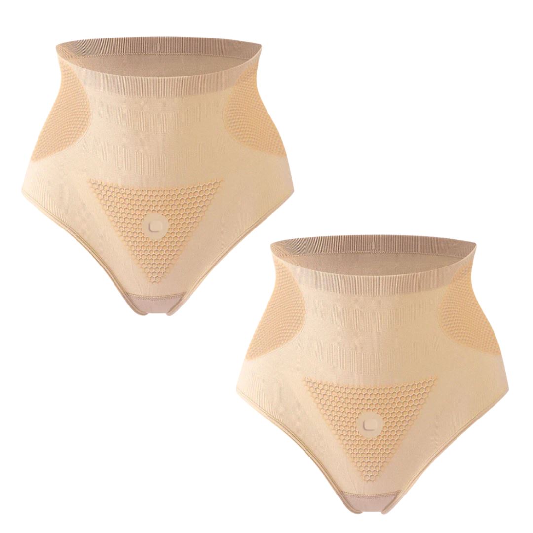 Calcinha Modeladora Emagrecedora - FatBody© Wons Store 2 Beges P