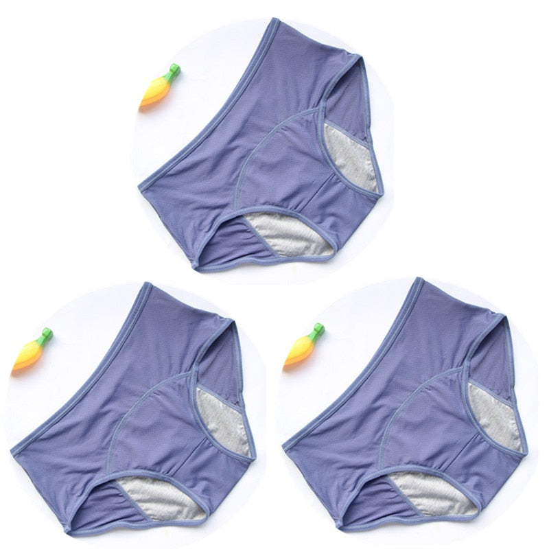 Kit 3 Peças - Calcinha Absorvente - Clean Max calcinha menstrual Wons Store