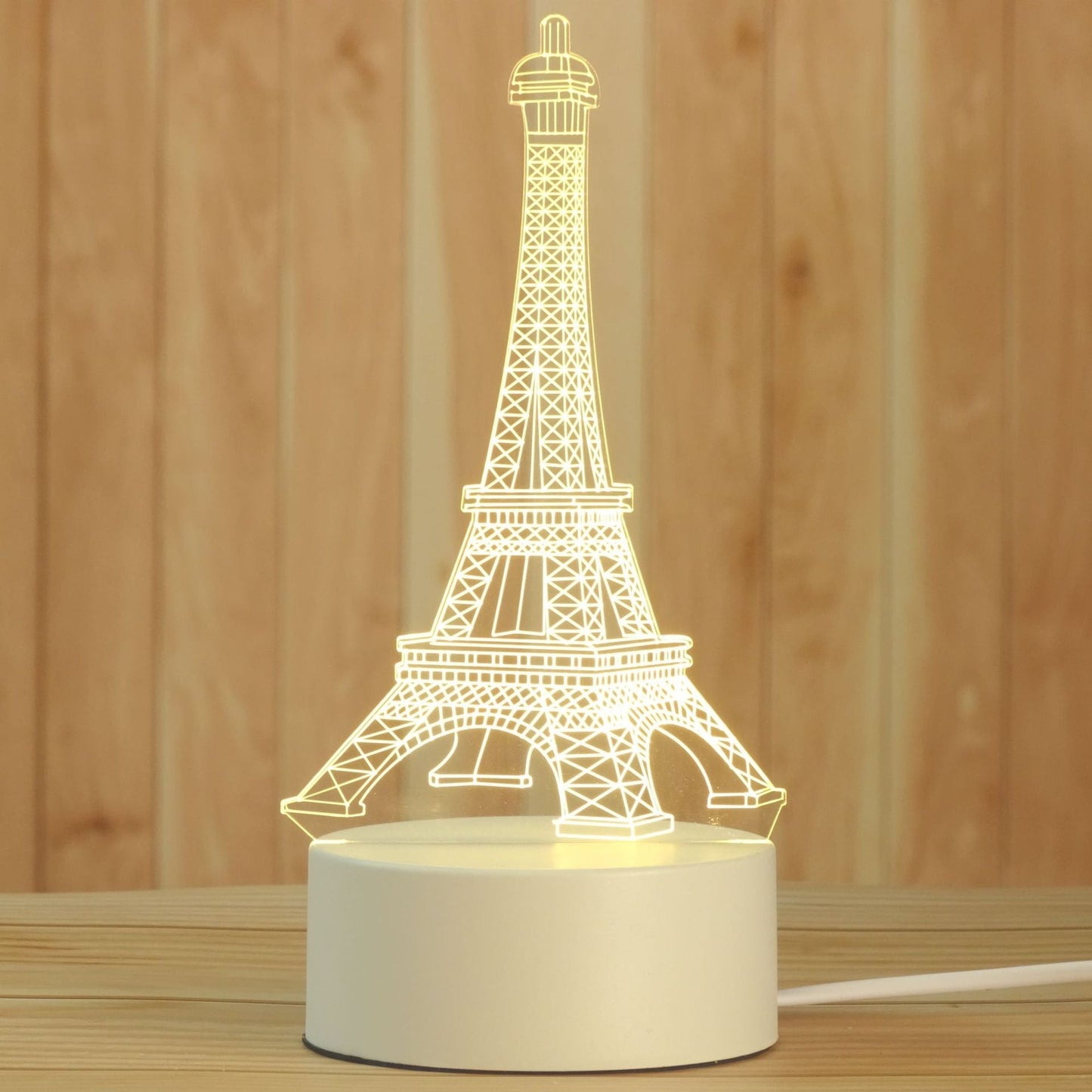 Luminária Decorativa 3D Wons Store Eiffel