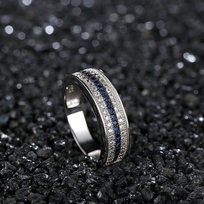 Anel Safira Wons Store 16 Azul 