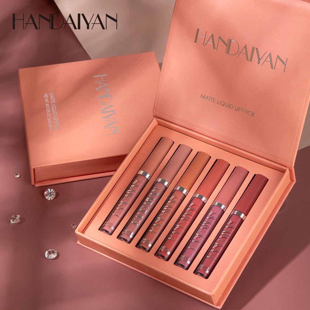 Batom Matte Handaiyan Original™ - Kit com 6 Unidades Wons Store 