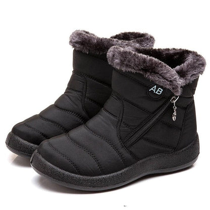 Bota de Inverno Aurora - Impermeável Com Lã Interna Wons Store Preta 33 
