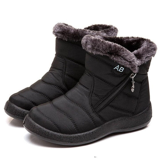 Bota de Inverno Aurora - Impermeável Com Lã Interna Wons Store Preta 33 
