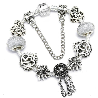 Bracelete + 10 berloques PND (Exclusivo) Wons Store Sensação 16cm 
