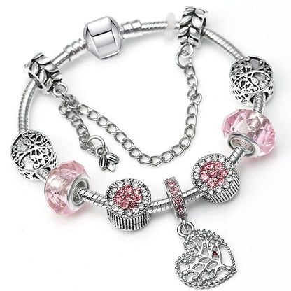 Bracelete + 10 berloques PND Premium Wons Store Felicidade 21cm 