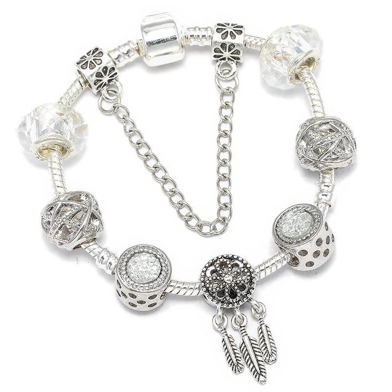 Bracelete + 10 berloques PND Premium Wons Store Sorte 21cm 