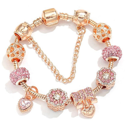 Bracelete + 10 berloques PND Wons Store Alegria 16cm 