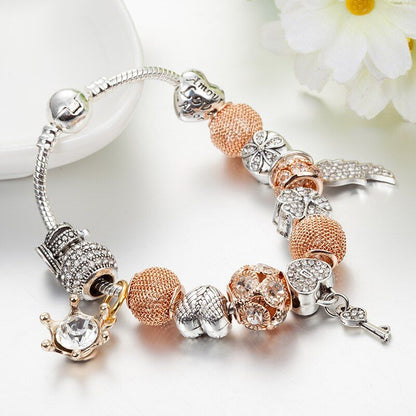 Bracelete + 12 berloques Premium™ Wons Store Key 18cm 