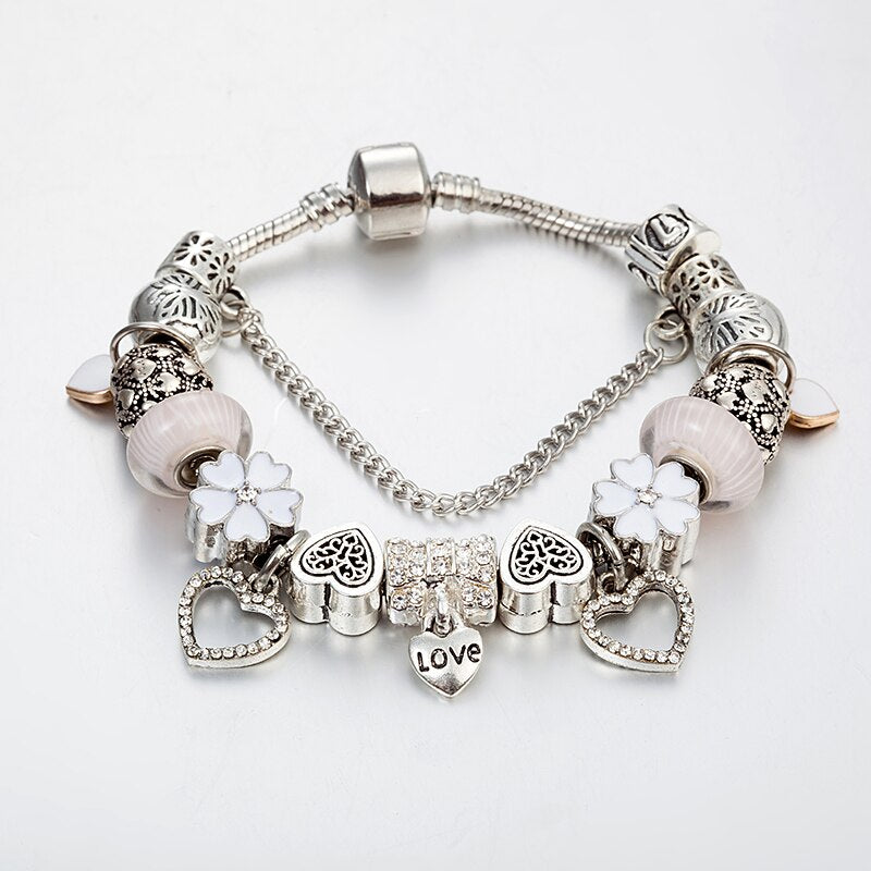 Bracelete + 12 berloques Premium™ Wons Store Sensation 18cm 