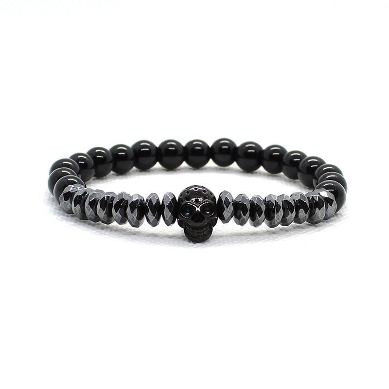 Bracelete Realeza Wons Store Caveira Black 