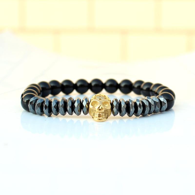 Bracelete Realeza Wons Store Caveira Gold 