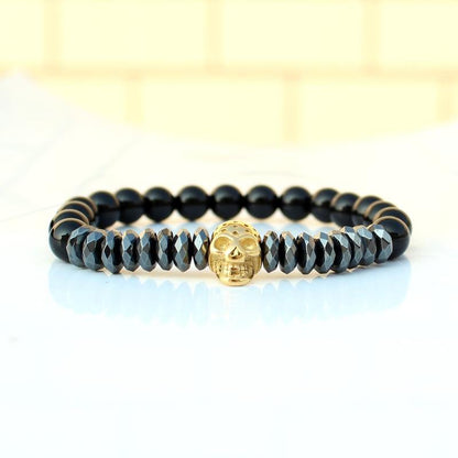 Bracelete Realeza Wons Store Caveira Gold 