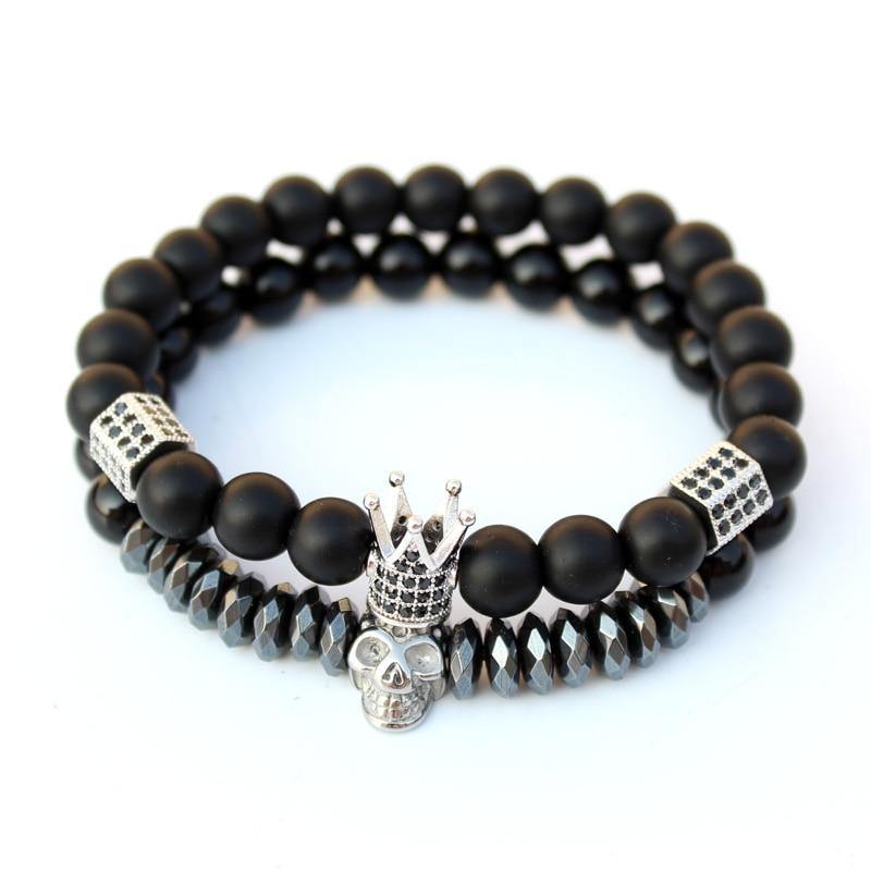 Bracelete Realeza Wons Store Dupla Prata 