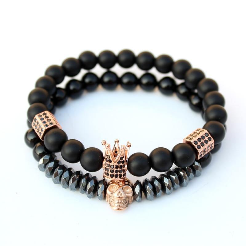 Bracelete Realeza Wons Store Dupla Rose 