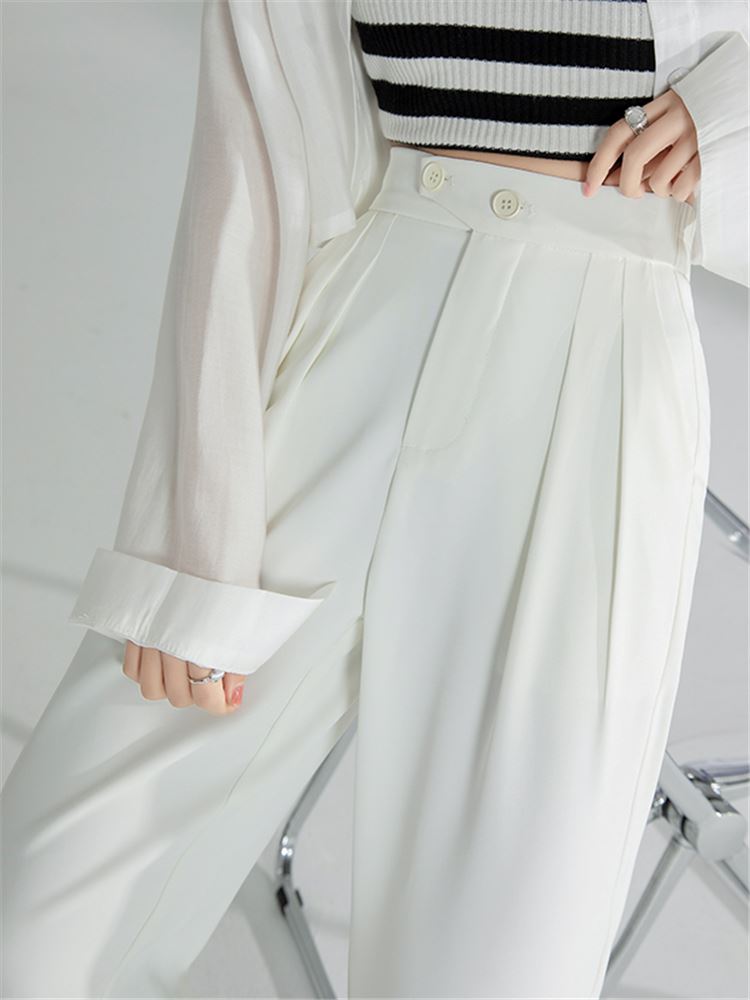 Calça Subtle Chiffon com Cós Alto / Tendencia Moda Primavera Verão 2022! 0050 Wons Store 