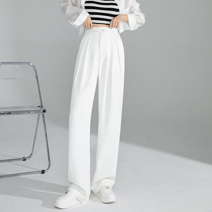Calça Subtle Chiffon com Cós Alto / Tendencia Moda Primavera Verão 2022! 0050 Wons Store Branco 34 