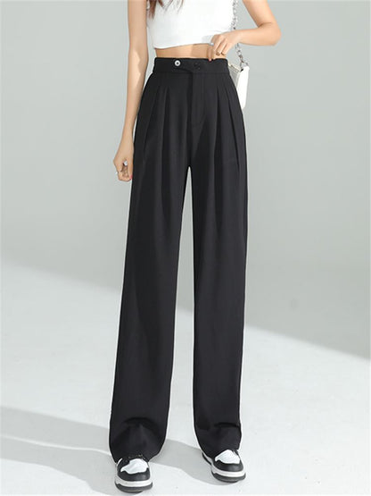 Calça Subtle Chiffon com Cós Alto / Tendencia Moda Primavera Verão 2022! 0050 Wons Store Preto 34 