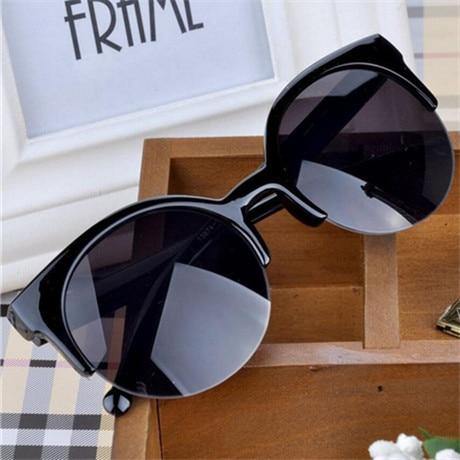 Cat Eye Round Wons Store Preto 