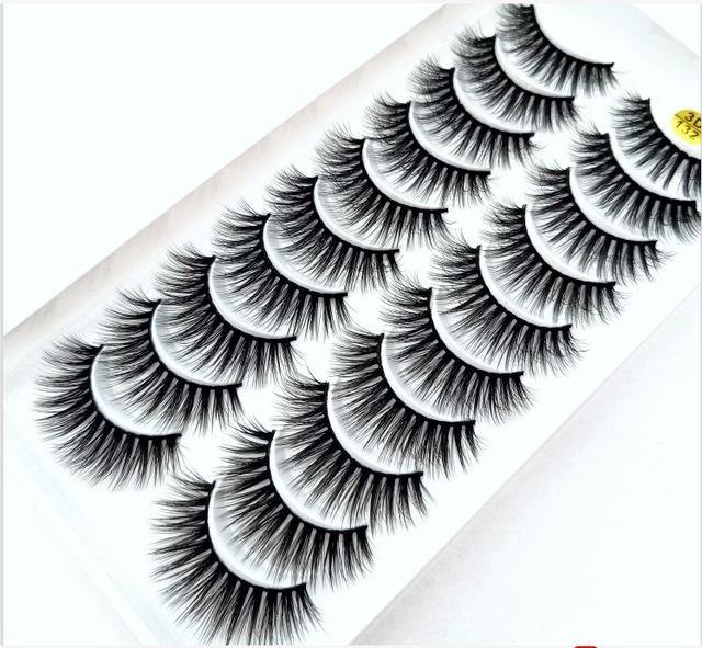 Cílios Postiço Kit com 10 pares Wons Store 132 