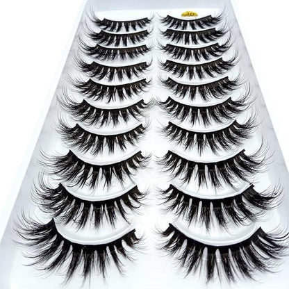 Cílios Postiço Kit com 10 pares Wons Store 146 