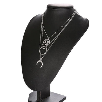 Colares Diamond Silver Wons Store Terra e Lua 