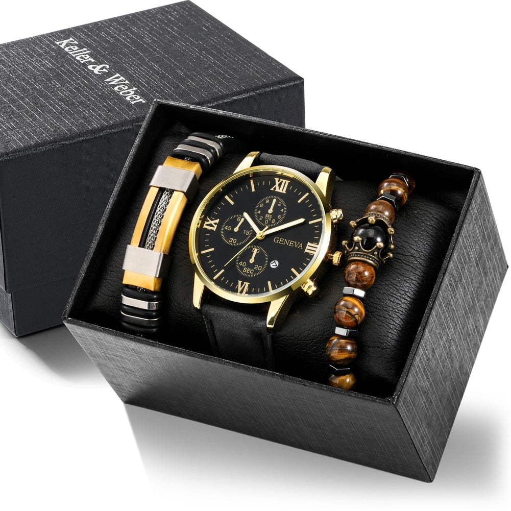 Conjunto For Men GENEVA Wons Store Gold 