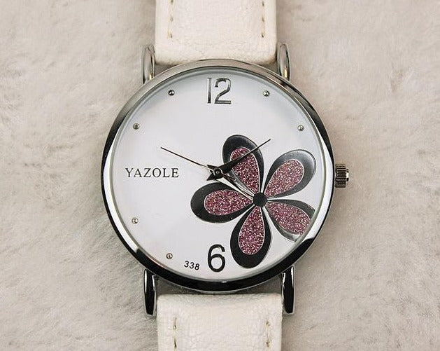 Flower Yazole Wons Store Branco Rosa 