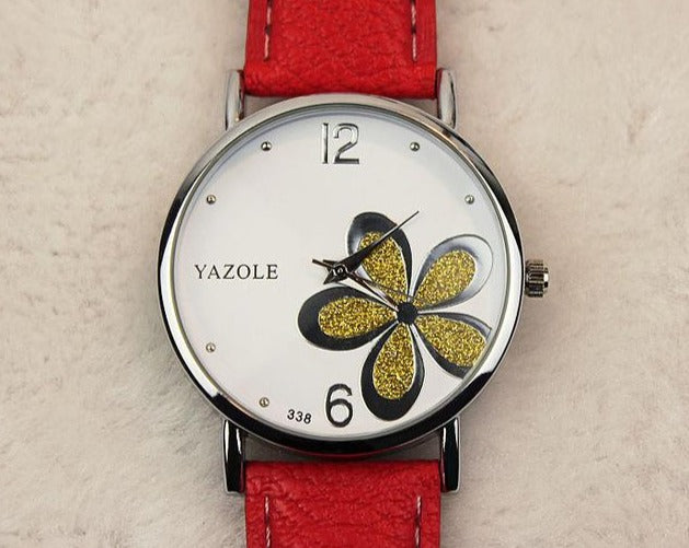 Flower Yazole Wons Store Vermelho Ouro 