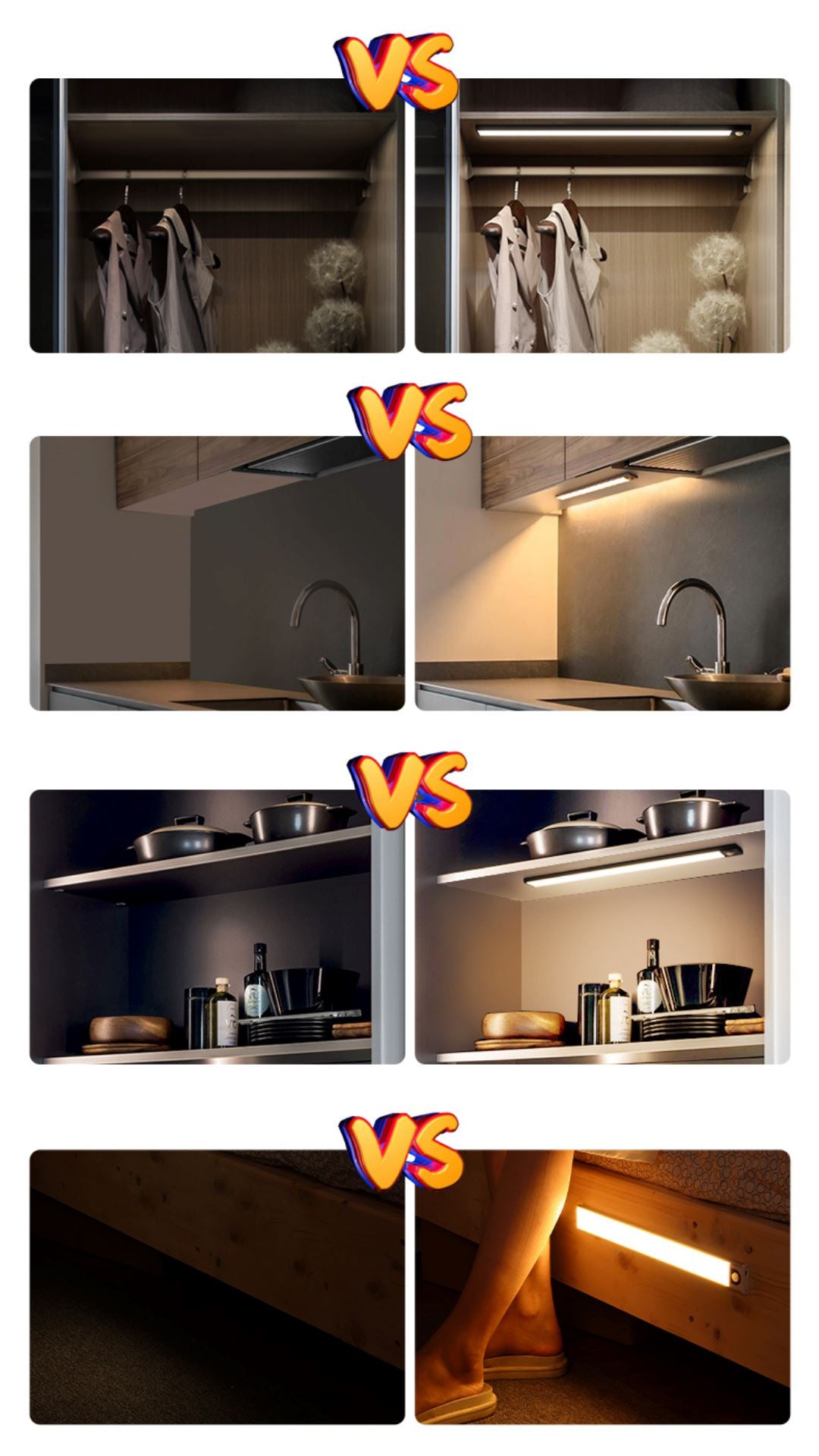 Lâmpada de LED com sensor de movimentos - Ilumi LED Casa e Cozinha 09 Wons Store 