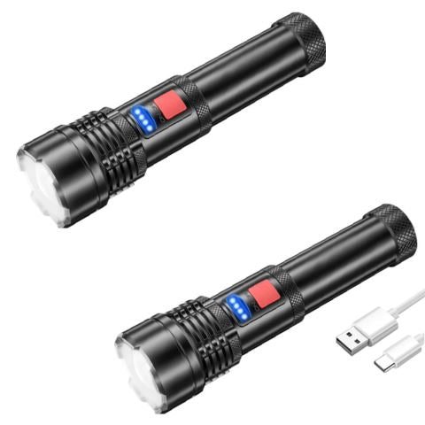Lanterna Militar Titanium - Prova D'Água Wons Store 2 Unidades 