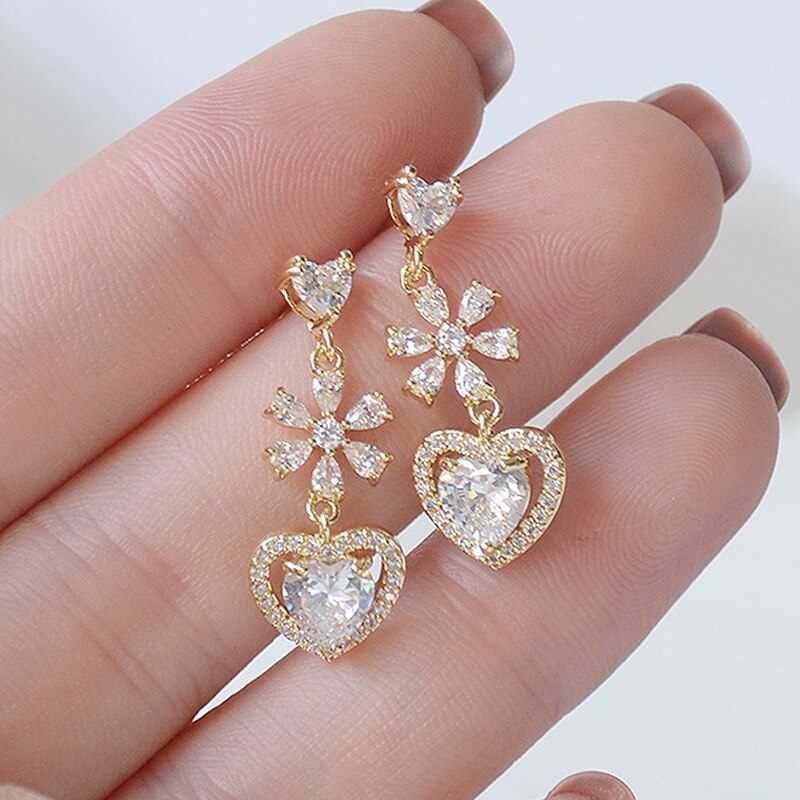 Love Sensation 14k Wons Store Heart earring 