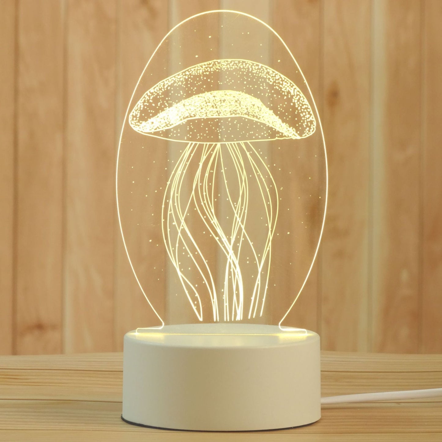 Luminária Decorativa 3D Wons Store Alga 