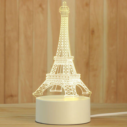 Luminária Decorativa 3D Wons Store Eiffel 