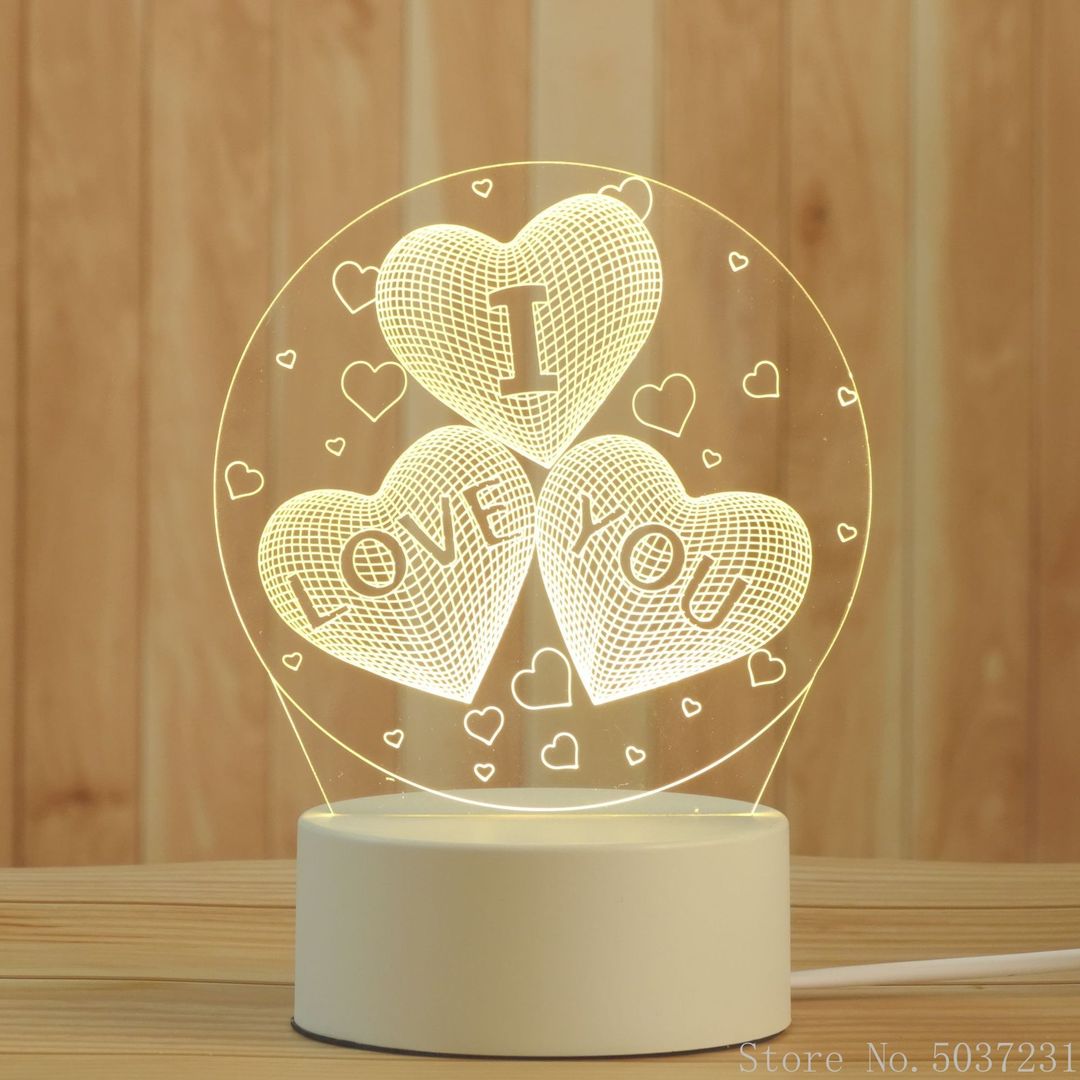 Luminária Decorativa 3D Wons Store Three Core 