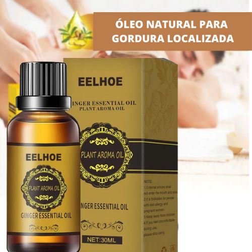 Óleo de Gengibre Natural Para Gordura Localizada Wons Store 30ml 