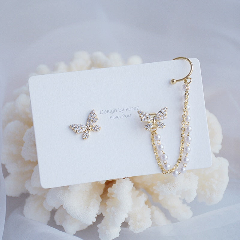Real Gold 14k Wons Store Borboleta 