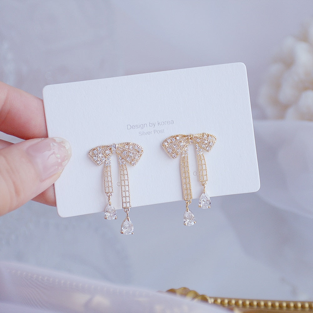Real Gold 14k Wons Store Laços 