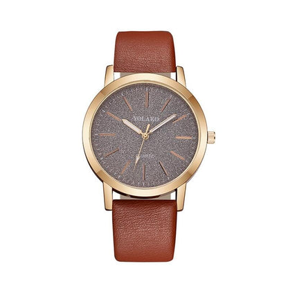 Relógio Quartzo Urus™ Wons Store Marrom 