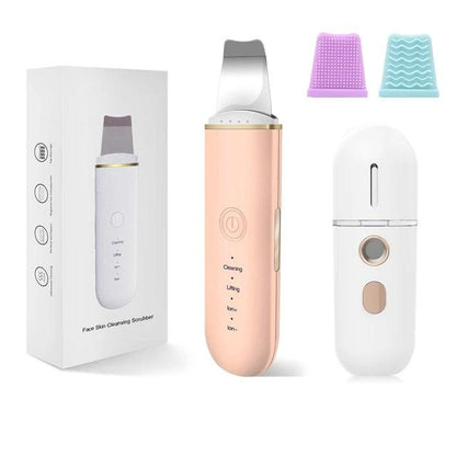 Removedor de cravos e peeling ultrassônico 3.0 + Nano pulverizador elétrico Wons Store Laranja 