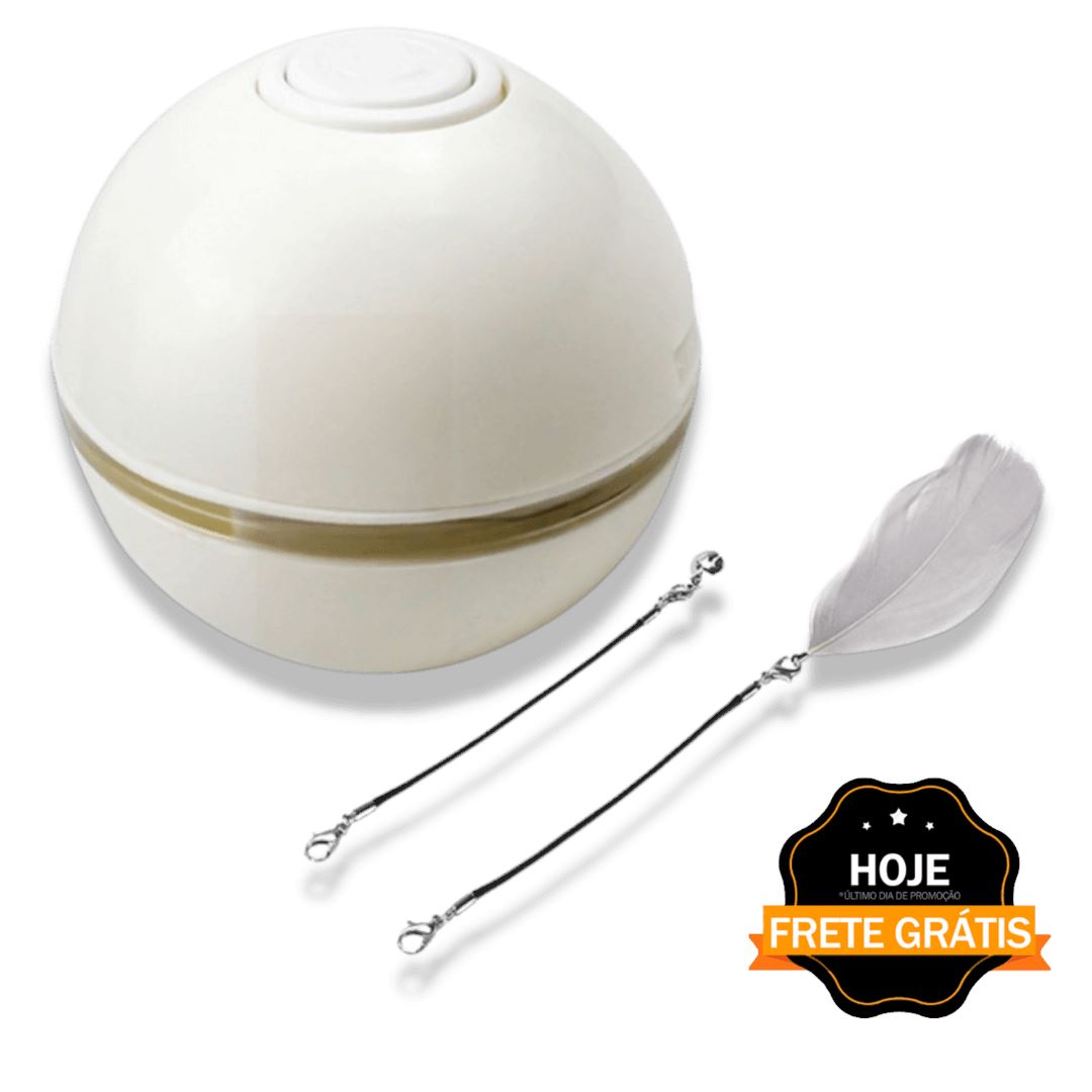 SmartBall Cat Pet Toys Wons Store Branco 