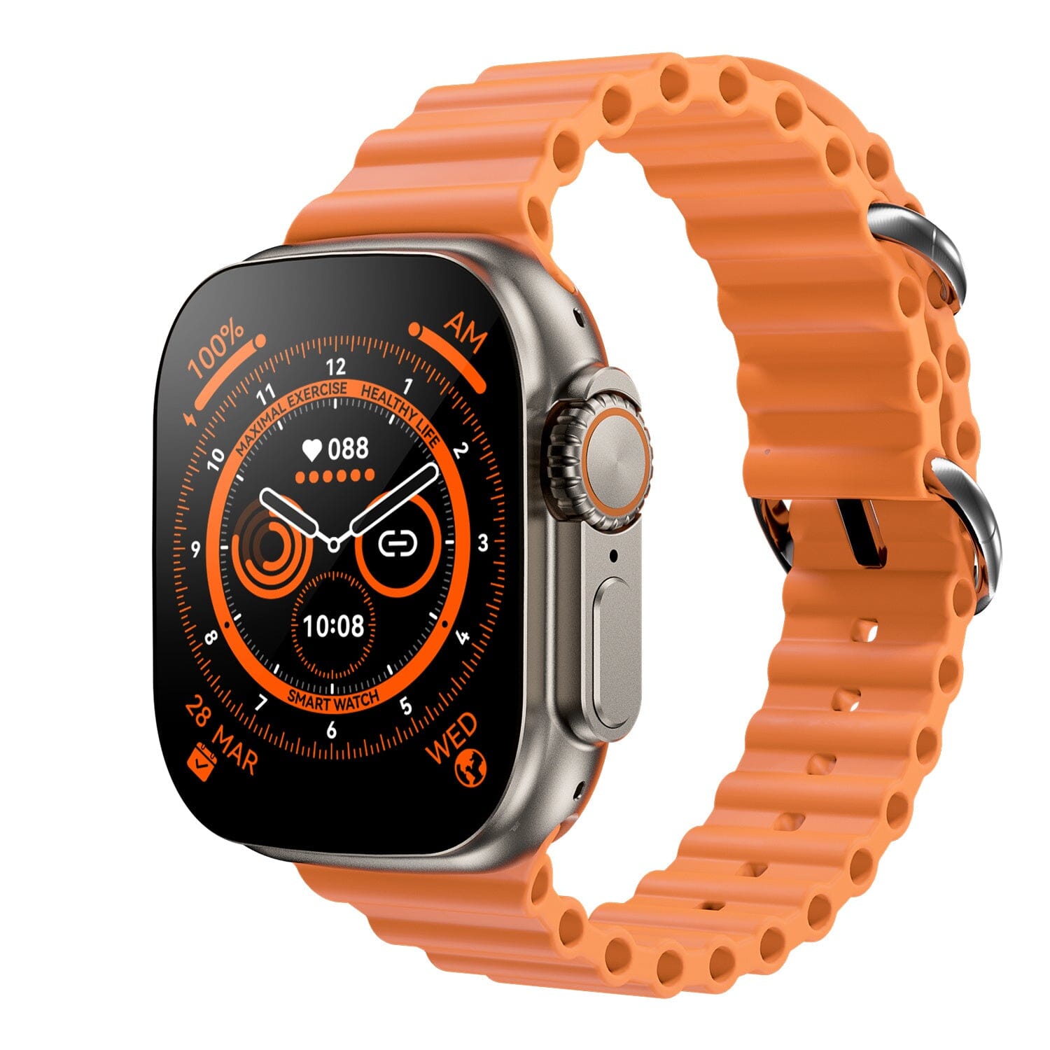 Smartwatch - Serie 8 Ultra - IOS e Android Wons Store Laranja 